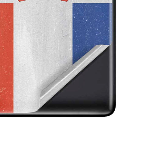 Dominican Republic Flag Distressed Pixel Skins